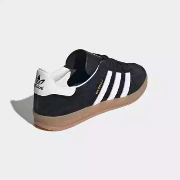 Adidas Gazelle Indoor Low Mens Casual Shoes Black H06259 NEW Multi Sz - Picture 6 of 7